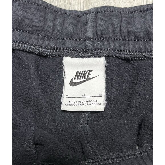Nike Sweatpants Joggers Black Size Youth Medium Side Pockets - Picture 3 of 5